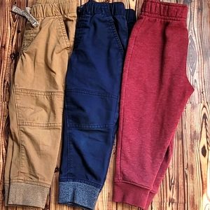 Lot of 3 Toddler Cat and Jack Jogger Pants